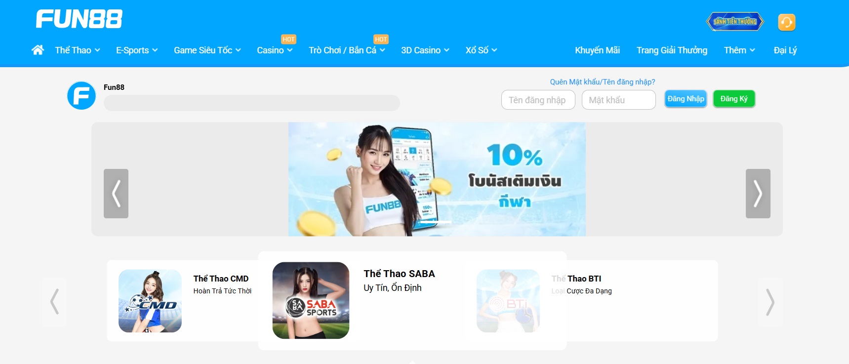 Đánh Giá Fun88: Cá Cược Trực Tuyến Hấp Dẫn, Kịch Tính